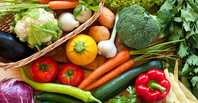 giảm cân khi ăn rau xanh và trái cây